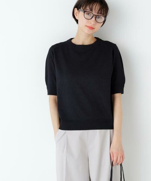 human woman / ヒューマンウーマン ニット・セーター | ペーパーヤーンニットＴ | 詳細25