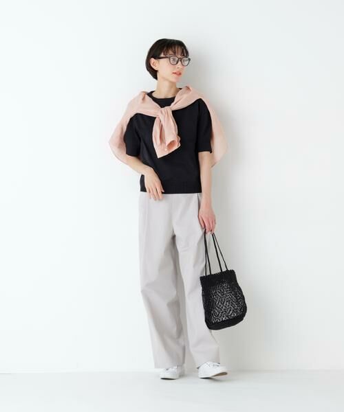 human woman / ヒューマンウーマン ニット・セーター | ペーパーヤーンニットＴ | 詳細26