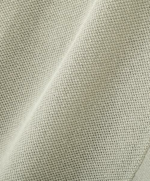 human woman / ヒューマンウーマン ニット・セーター | 麻混ワッフル柄ポロカーディガン | 詳細16