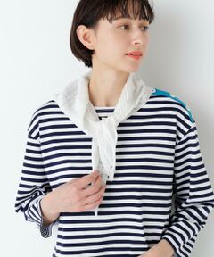 human woman / ヒューマンウーマン マフラー・ショール・スヌード・ストール | ピンタックレーストライアングルスカーフ