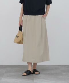 human woman / ヒューマンウーマン スカート | ◆コットンポリウェザーストレッチドロストスカート