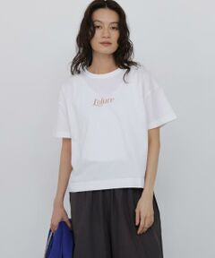 human woman / ヒューマンウーマン カットソー | ◆プリントロゴＴシャツ