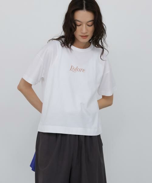 human woman / ヒューマンウーマン カットソー | ◆プリントロゴＴシャツ | 詳細6
