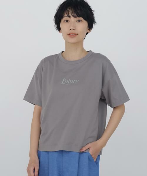 human woman / ヒューマンウーマン カットソー | ◆プリントロゴＴシャツ | 詳細17