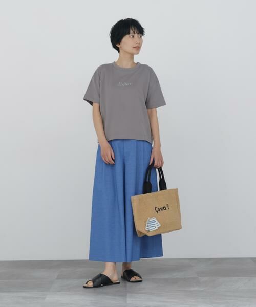 human woman / ヒューマンウーマン カットソー | ◆プリントロゴＴシャツ | 詳細18