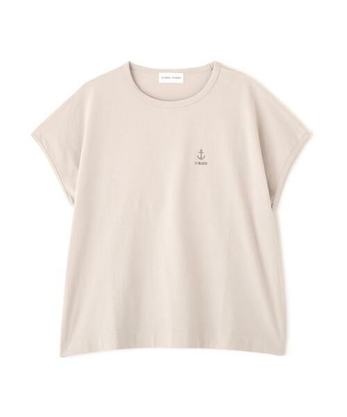 human woman / ヒューマンウーマン カットソー | ◆刺繍ロゴＴシャツ | 詳細1