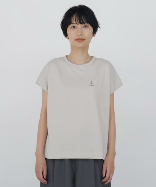 human woman / ヒューマンウーマン カットソー | ◆刺繍ロゴＴシャツ | 詳細4