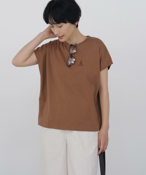 human woman / ヒューマンウーマン カットソー | ◆刺繍ロゴＴシャツ | 詳細13