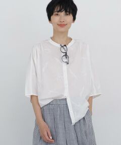 human woman / ヒューマンウーマン シャツ・ブラウス | インドボタニカル刺繍ブッグブラウス