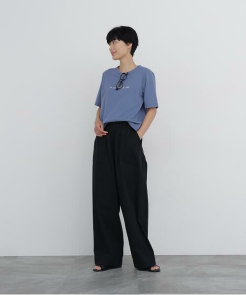 human woman / ヒューマンウーマン カットソー | 《4色展開》メッセージロゴＴシャツ | 詳細3
