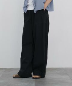 human woman / ヒューマンウーマン パンツ | ライトオンス反応染デニムリラックスパンツ