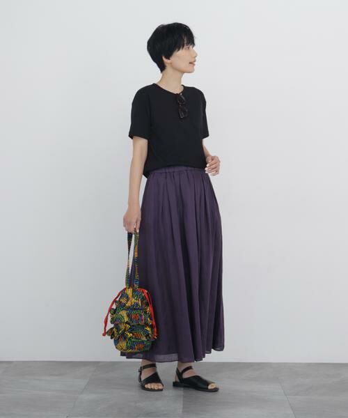 human woman / ヒューマンウーマン カットソー | コンパクトポケットＴシャツ | 詳細7