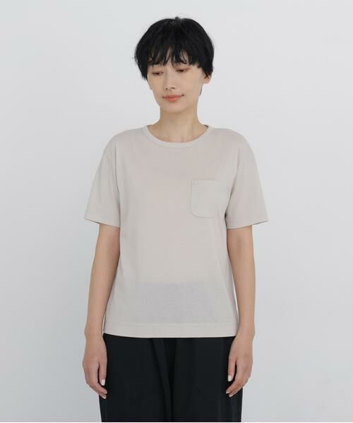 human woman / ヒューマンウーマン カットソー | コンパクトポケットＴシャツ | 詳細13
