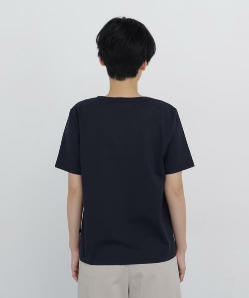 human woman / ヒューマンウーマン カットソー | 《 大人気！ / CLOUDYコラボ 》アフリカンモチーフ  ポケットＴシャツ | 詳細6