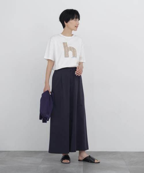 human woman / ヒューマンウーマン カットソー | 《 大人気！ / CLOUDYコラボ 》アフリカンモチーフ プリントＴシャツ | 詳細7