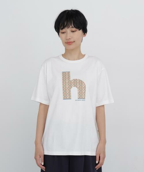 human woman / ヒューマンウーマン カットソー | 《 大人気！ / CLOUDYコラボ 》アフリカンモチーフ プリントＴシャツ | 詳細8