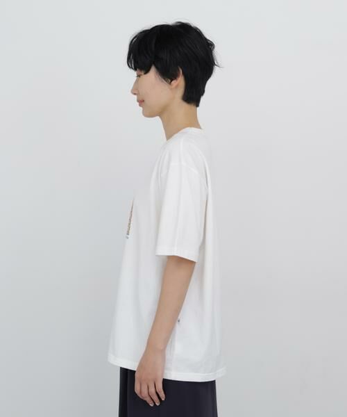 human woman / ヒューマンウーマン カットソー | 《 大人気！ / CLOUDYコラボ 》アフリカンモチーフ プリントＴシャツ | 詳細9