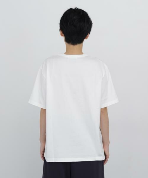 human woman / ヒューマンウーマン カットソー | 《 大人気！ / CLOUDYコラボ 》アフリカンモチーフ プリントＴシャツ | 詳細10