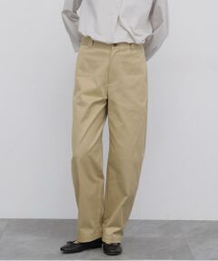 human woman / ヒューマンウーマン パンツ | ◆コットンツイルストレッチバレルパンツ