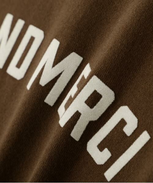 human woman / ヒューマンウーマン カットソー | ◆フロッキープリントクルーネックＴシャツ | 詳細10