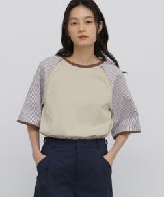 human woman / ヒューマンウーマン カットソー | ◆ラグランスリーブリンガーＴシャツ