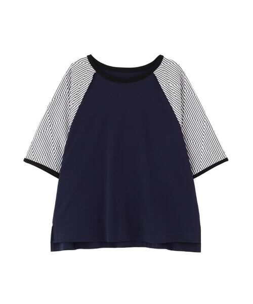 human woman / ヒューマンウーマン カットソー | ◆ラグランスリーブリンガーＴシャツ | 詳細1