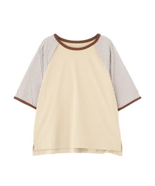 human woman / ヒューマンウーマン カットソー | ◆ラグランスリーブリンガーＴシャツ | 詳細11
