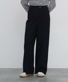 human woman / ヒューマンウーマン パンツ | ◆ストレッチエアリードットコード５ポケットセミワイドパンツ