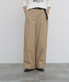 human woman / ヒューマンウーマン パンツ | ◆ピーチポプリンベイカーパンツ