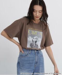 human woman / ヒューマンウーマン カットソー | ＬＩＦＥコラボフォトＴシャツ　サングラス
