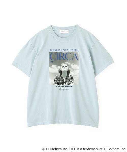 human woman / ヒューマンウーマン カットソー | ＬＩＦＥコラボフォトＴシャツ　サングラス | 詳細1