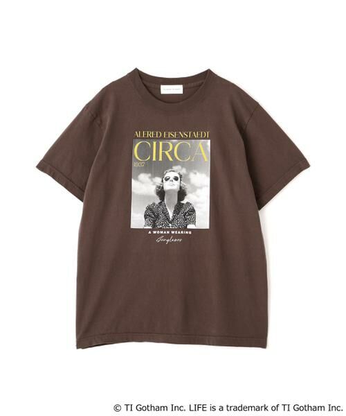 human woman / ヒューマンウーマン カットソー | ＬＩＦＥコラボフォトＴシャツ　サングラス | 詳細5