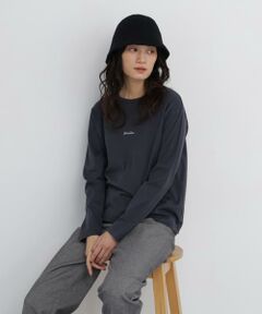 human woman / ヒューマンウーマン カットソー | ◆ロゴプリント　ロンＴ