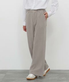 human woman / ヒューマンウーマン パンツ | ミルドジャージーセミワイド