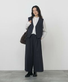 human woman / ヒューマンウーマン ワンピース | セルロースコットンツイルベストＳＥＴＵＰ