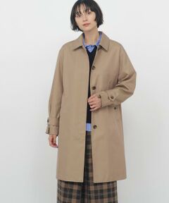 human woman / ヒューマンウーマン アウター | ◆ＴＣギャバシャンブレーステンカラーコート