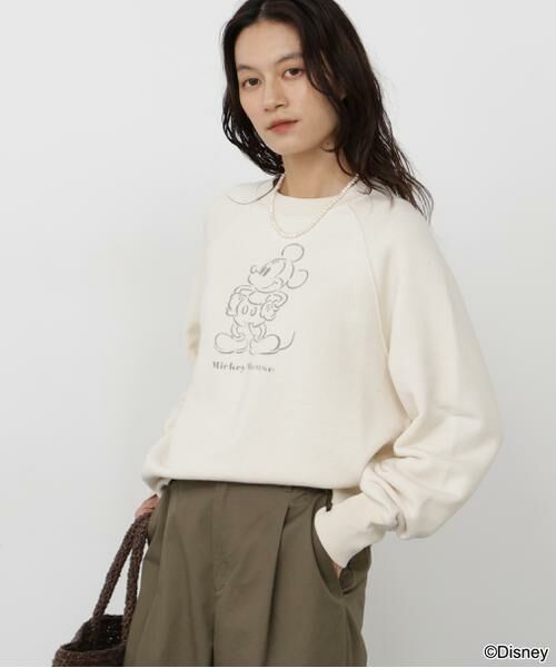 human woman / ヒューマンウーマン カットソー | MICKEY / UNDYED / human womanトレーナー | 詳細2