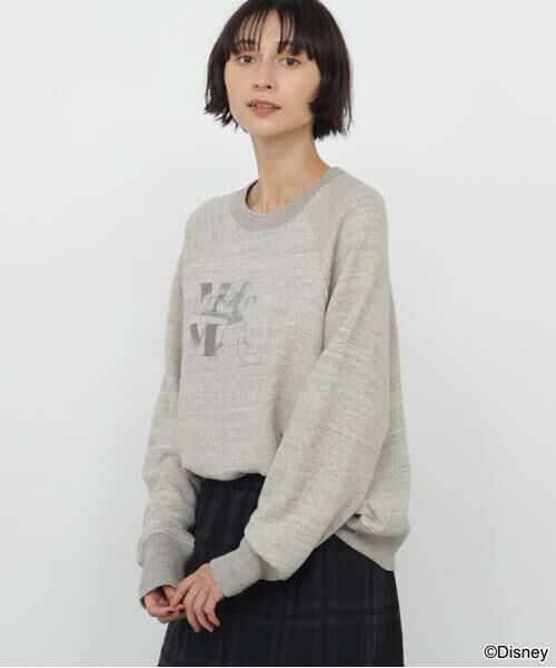 human woman / ヒューマンウーマン カットソー | MICKEY / UNDYED / human womanトレーナー | 詳細12