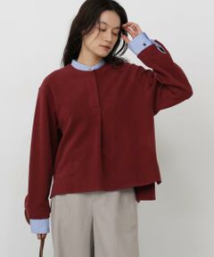 human woman / ヒューマンウーマン カットソー | ミルドジャージーシャツドッキングプルオーバー