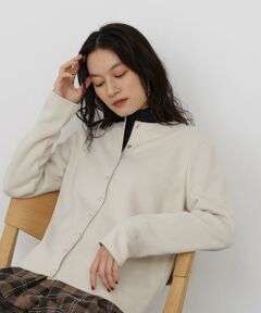 human woman / ヒューマンウーマン カットソー | ミルドジャージーリングドットカーディガン
