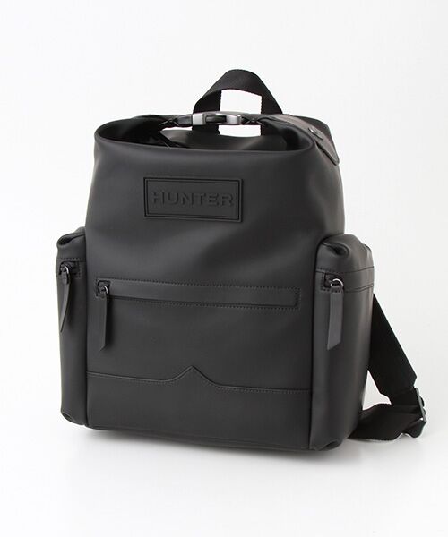 Hunter rubberized leather backpack hot sale