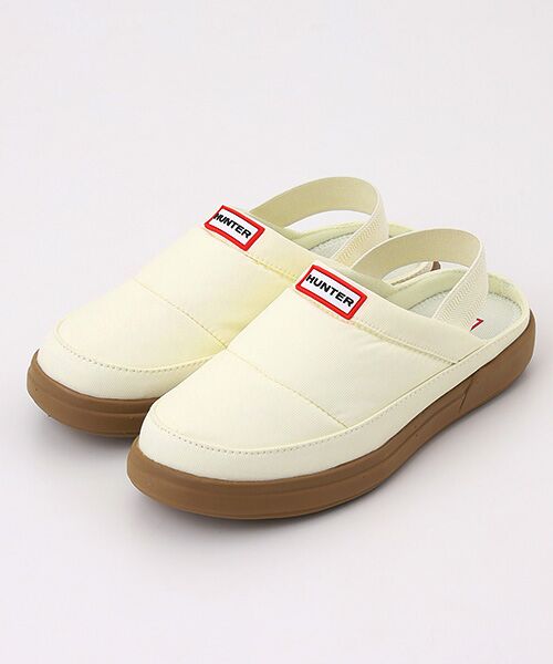 HUNTER/ハンター レディース イン/アウト ヒール ストラップ スリッパ SHADED WHITE / GUM 23cm HUNTER/ハンター レディース イン/アウト ヒール ストラップ スリッパ SHADED WHITE / GUM 23cm