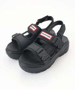 HUNTER / ハンター サンダル | ユニセックス シティ リベル ネオ レザー バックル サンダル