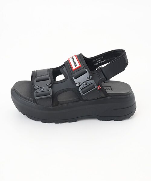 HUNTER / ハンター サンダル | ユニセックス シティ リベル ネオ レザー バックル サンダル | 詳細2