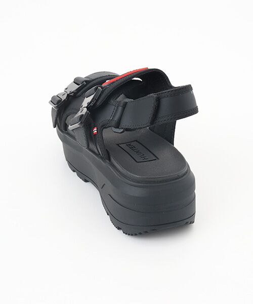 HUNTER / ハンター サンダル | ユニセックス シティ リベル ネオ レザー バックル サンダル | 詳細3