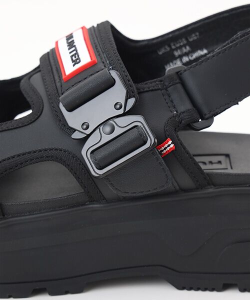 HUNTER / ハンター サンダル | ユニセックス シティ リベル ネオ レザー バックル サンダル | 詳細8