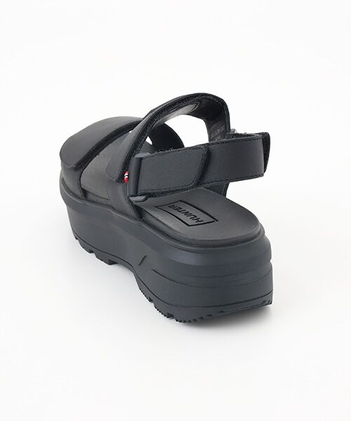 HUNTER / ハンター サンダル | ユニセックス シティ リベル レザー ヒール ストラップ サンダル | 詳細3