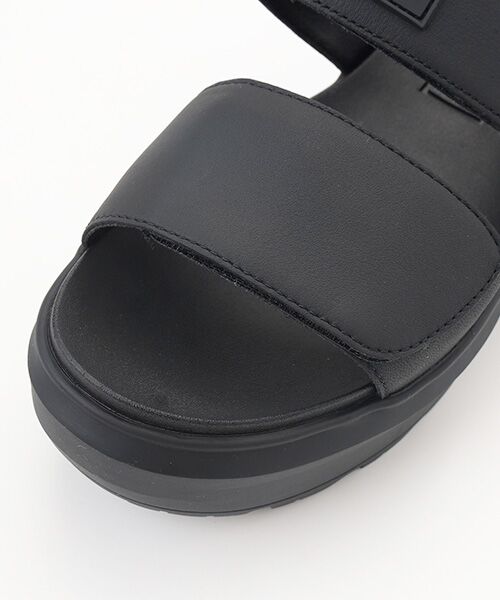 HUNTER / ハンター サンダル | ユニセックス シティ リベル レザー ヒール ストラップ サンダル | 詳細6