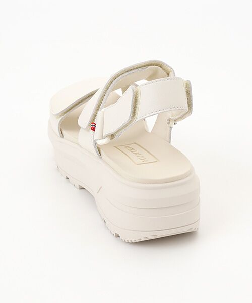 HUNTER / ハンター サンダル | ユニセックス シティ リベル レザー ヒール ストラップ サンダル | 詳細3