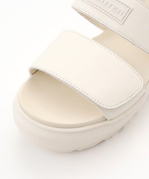 HUNTER / ハンター サンダル | ユニセックス シティ リベル レザー ヒール ストラップ サンダル | 詳細6